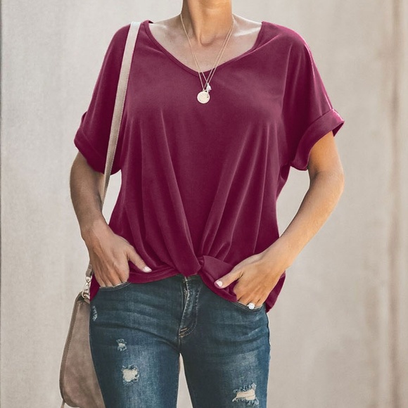 twist bottom tee - Picture 2 of 5